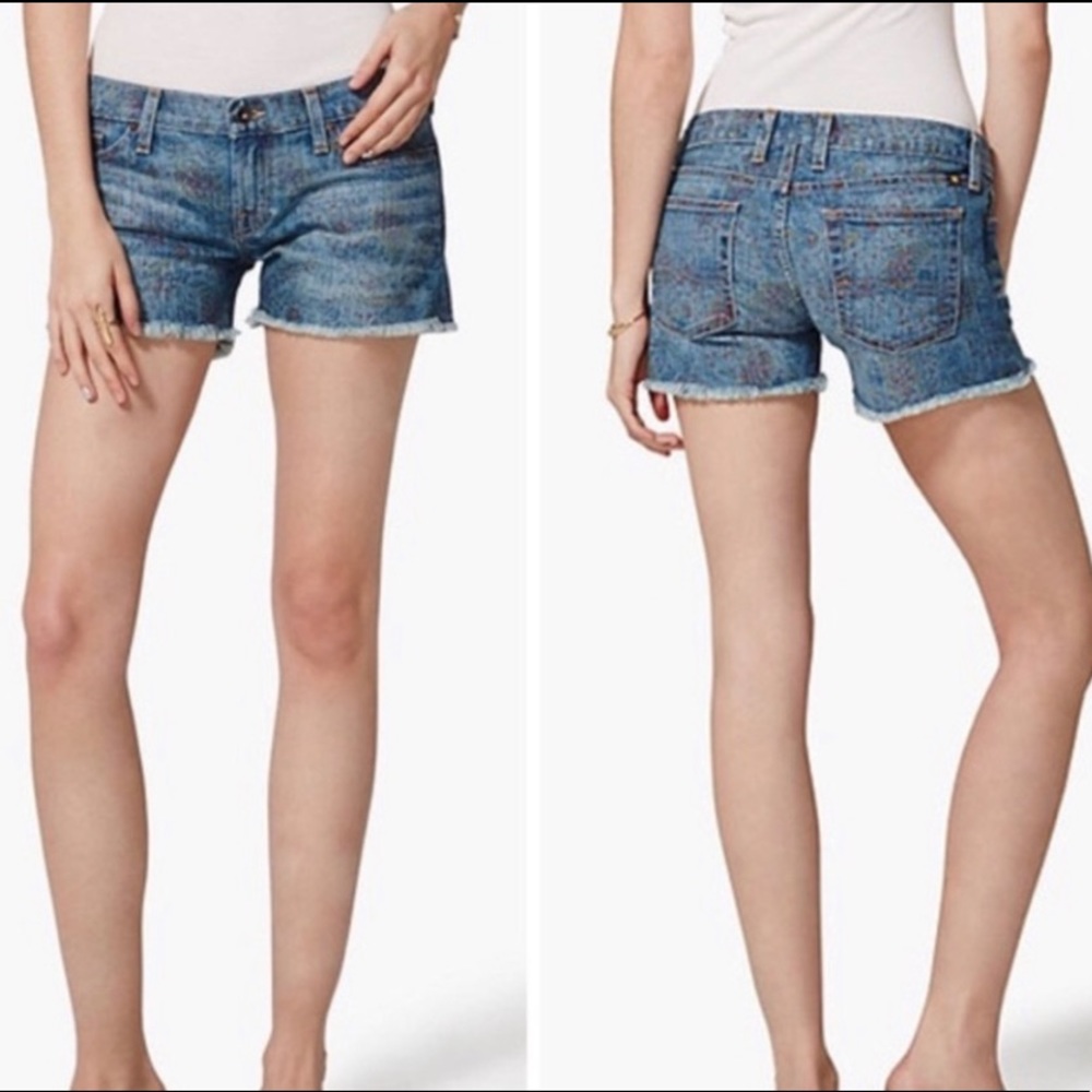 COPY - Lucky Brand Flower Denim Shorts